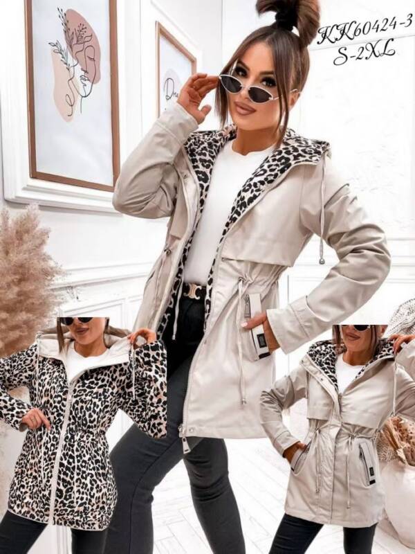 Kurtki damskie cienki Roz S-2XL, 1 Kolor Paczka 5 szt 1